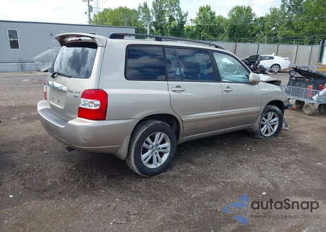 2007 Toyota Highlander Hybrid Limited V6 z USA, uszkodzony, nr VIN JTEEW21A470049134